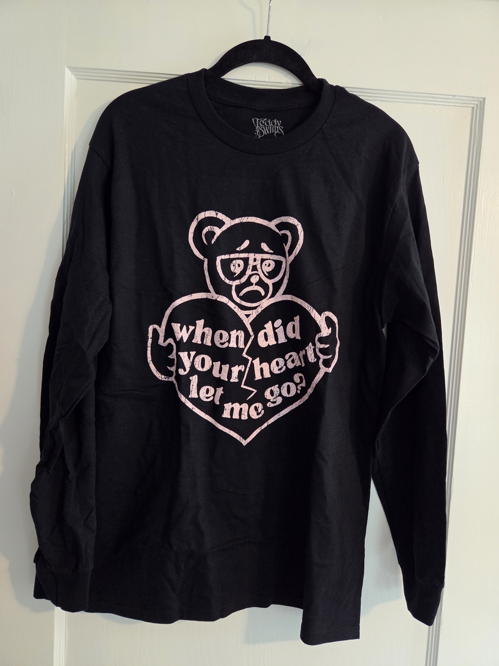 Teddy Swims Unisex-Adult When Did Your Heart Let Me Go Longsleeve T-Shirt